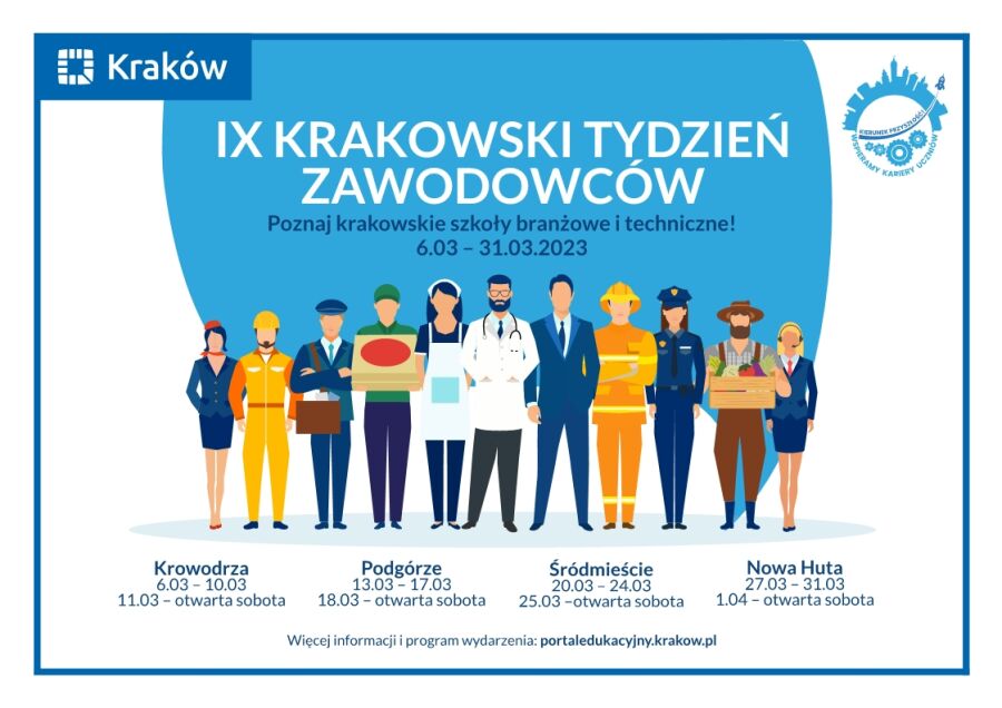 KRAKOWSKI TYDZIEŃ ZAWODOWCÓW  IX edycja – 2023 rok