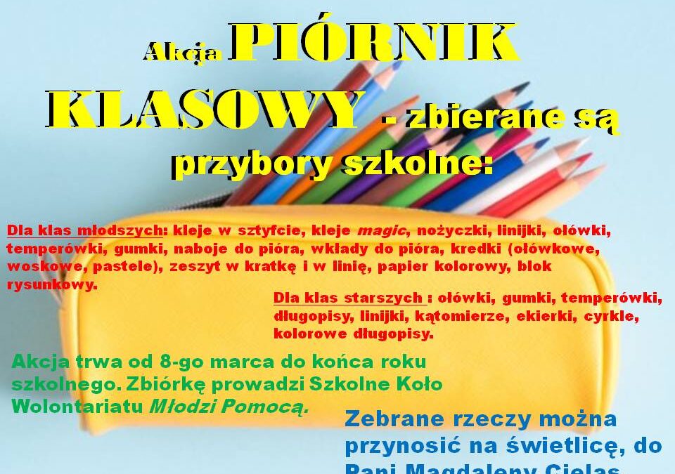 „Piórnik Klasowy”