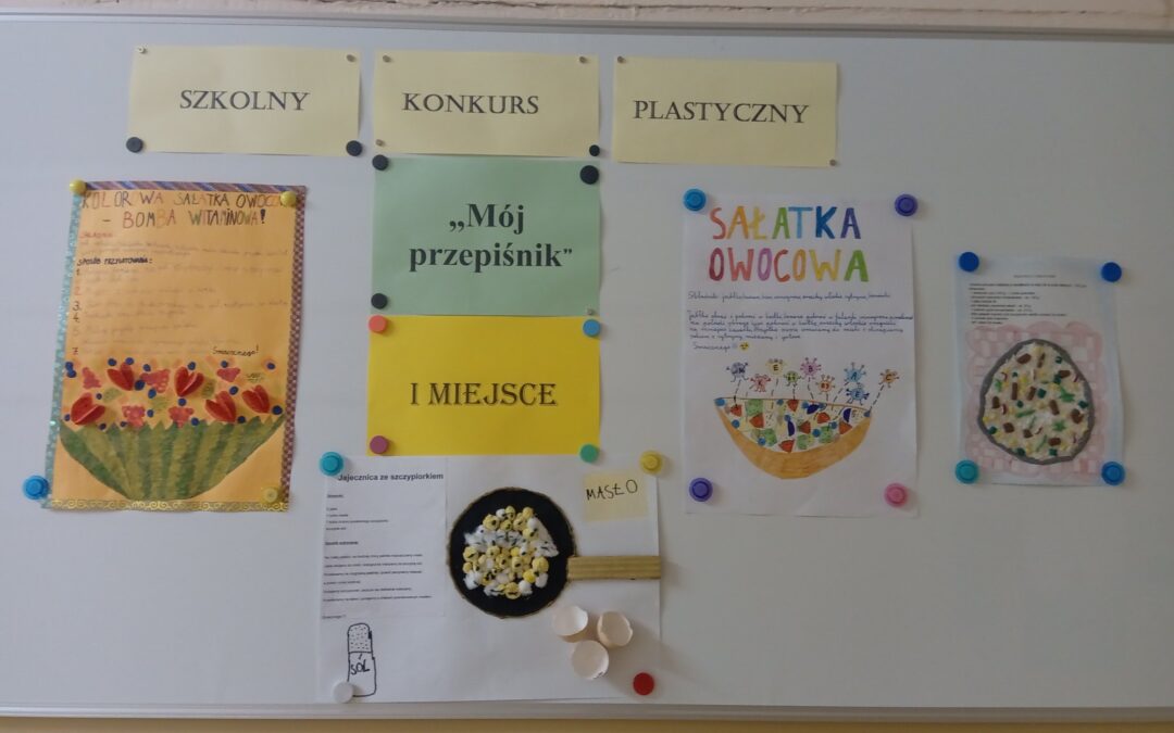 Szkolny konkurs plastyczny „Mój przepiśnik”