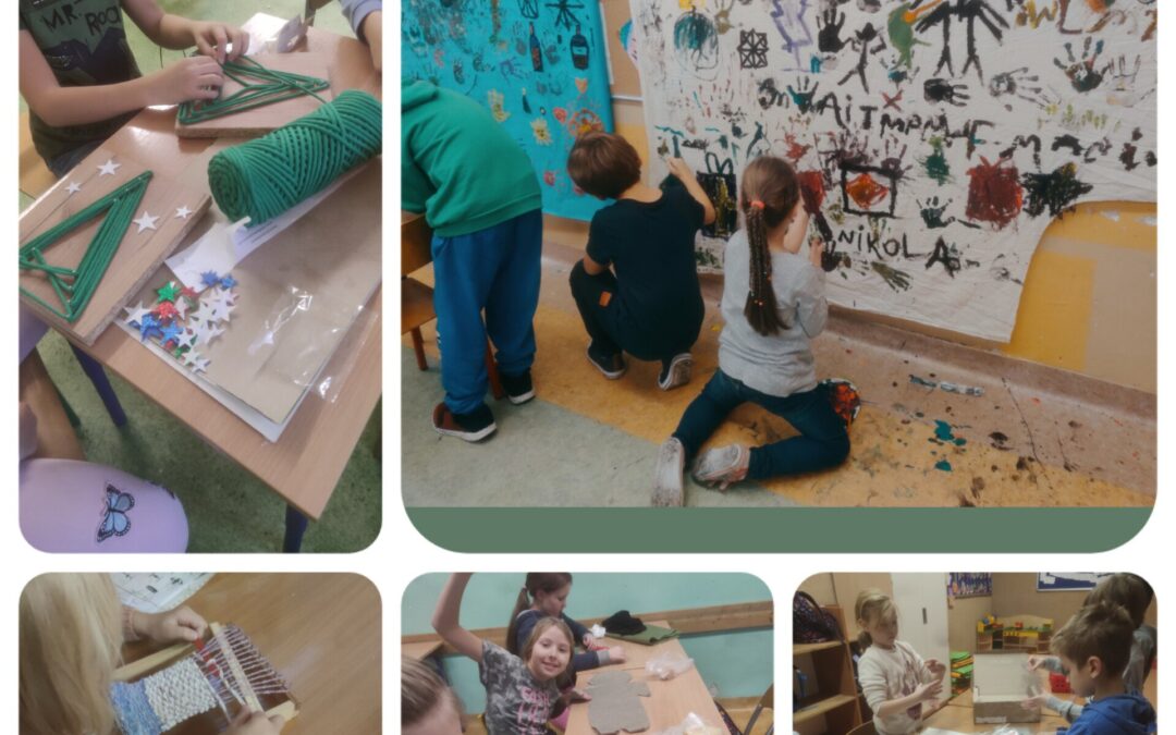 Projekt „Zabawa sztuką” realizowany w świetlicy szkolnej